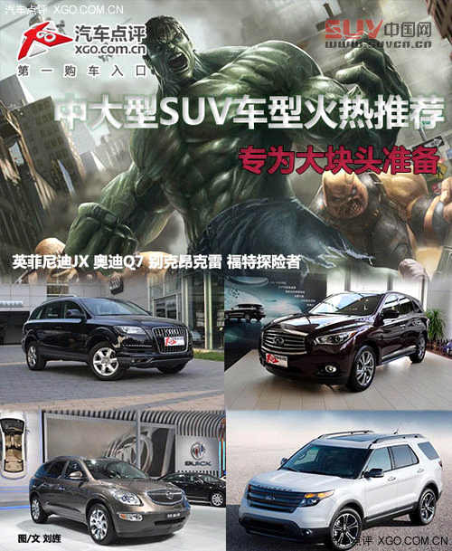 專為大塊頭準(zhǔn)備 中大型SUV車型火熱推薦