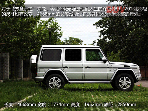 硬派夢(mèng)想座駕 奔馳2013款G500靜態(tài)解析