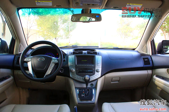 比亞迪 S6 實拍 內飾 圖片