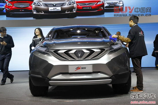 長安CS95 上海車展實拍