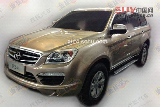 江淮P241后驅中型SUV首曝 借鑒奔馳風格