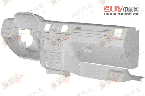 奔馳G55翻版—北汽B80V民用版曝光