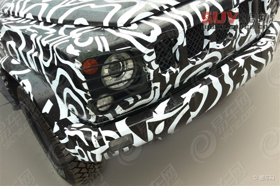 曝北汽B80諜照 外觀設計仿奔馳G-Class