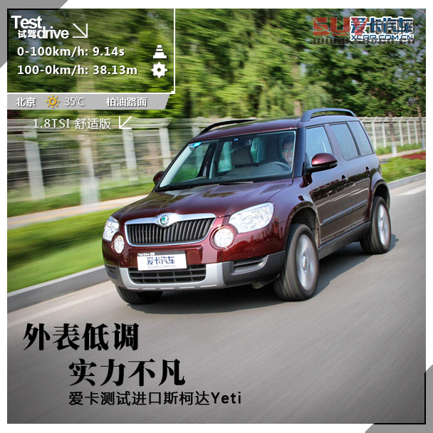 外表低調實力不凡 測試進口斯柯達Yeti