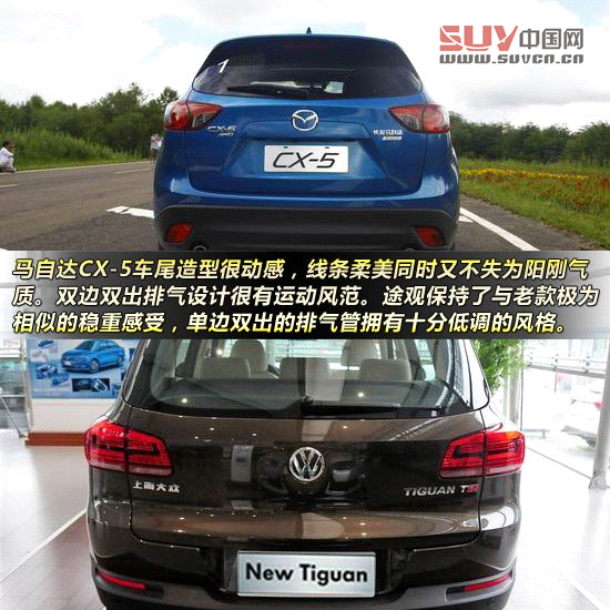 CX-5對比途觀 合資緊湊運動型SUV大比拼