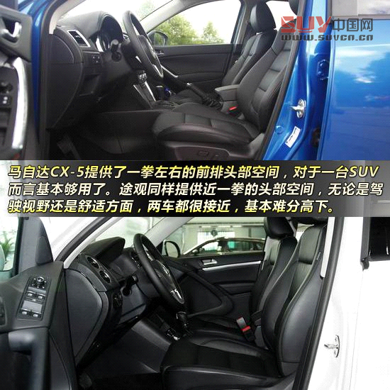 馬自達CX-5對比大眾途觀 合資緊湊運動型SUV大比拼