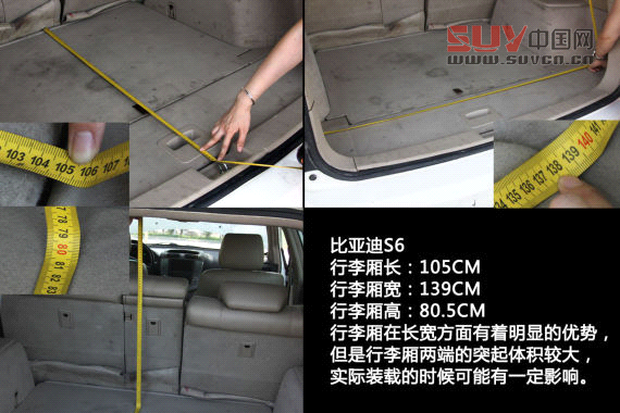 國產SUV空間橫向對比