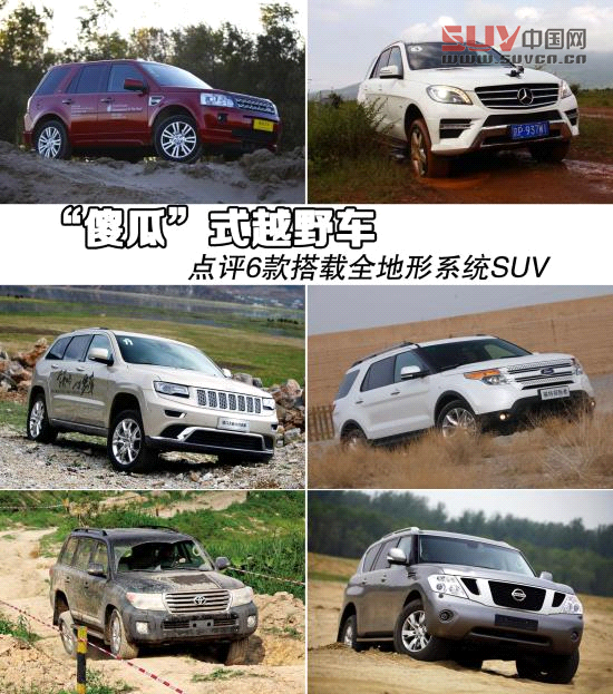 “傻瓜”式越野車 點評6款全地形系統SUV