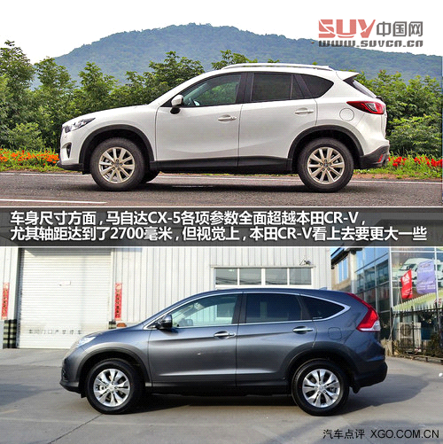 老將新兵對決 馬自達CX-5對比本田CR-V