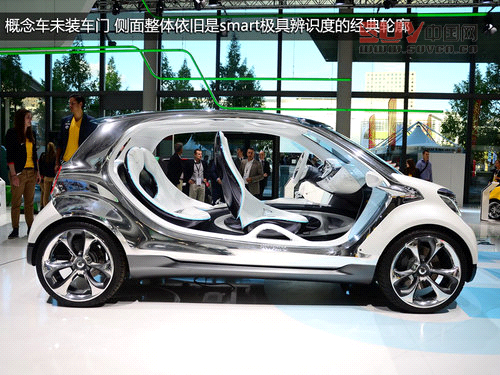 四座精靈 車展實(shí)拍smart fourjoy概念車