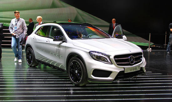 奔馳GLA亮相法蘭克福 設計動感野性十足