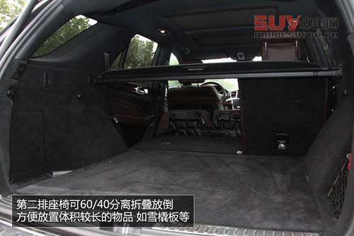 豪華且實(shí)用 奔馳新ML350-SUV儲(chǔ)物便利性