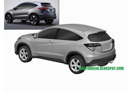 沿用概念車設計 本田小型SUV申報圖曝光