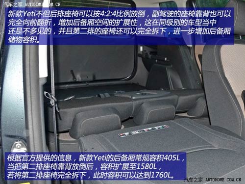 斯柯達(dá)斯柯達(dá)(進(jìn)口)Yeti(進(jìn)口)2014款 基本型