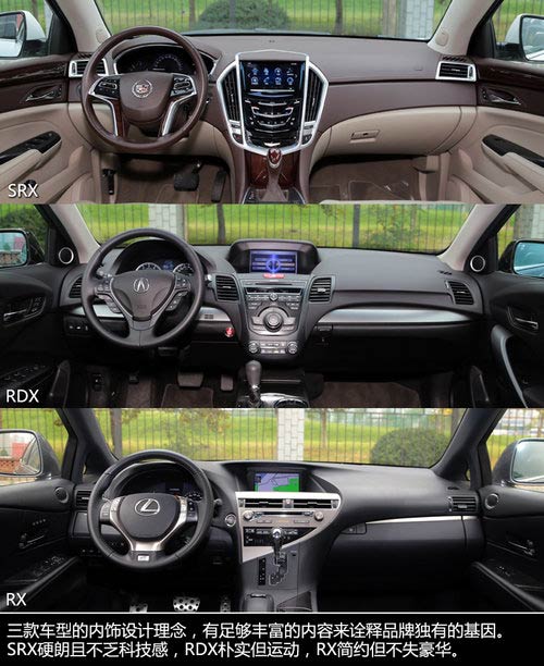 抉擇之X計劃 SRX/RDX/RX豪華SUV全面對比