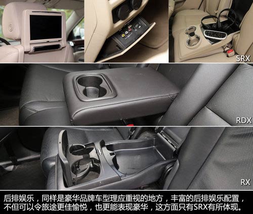 抉擇之X計劃 SRX/RDX/RX豪華SUV全面對比