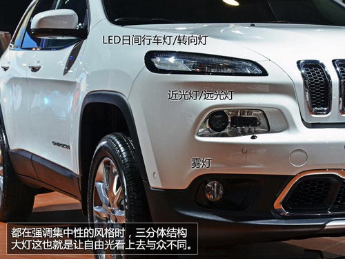 獨(dú)具未來感 Jeep自由光豪華版車展實(shí)拍