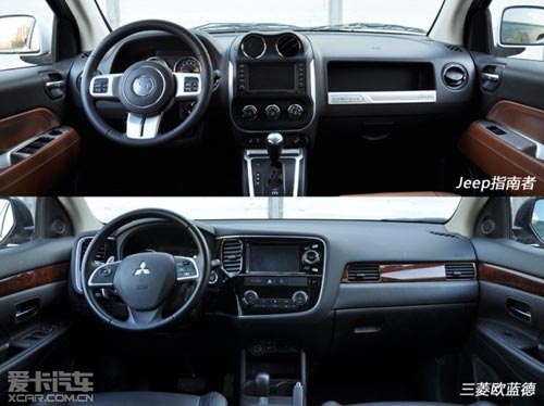 Jeep指南者對(duì)比三菱歐藍(lán)德