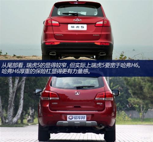 自主SUV市場的老大之爭 奇瑞瑞虎5對比哈弗H6