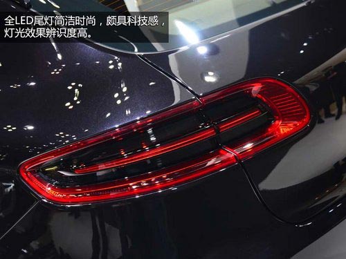 緊湊版卡宴 保時(shí)捷Macan Turbo車展實(shí)拍