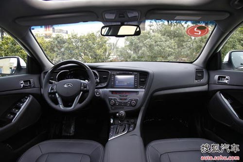 起亞 K5 實(shí)拍 內(nèi)飾 圖片