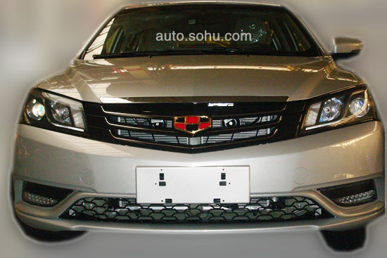2014款帝豪EC7諜照