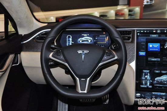 Tesla Model S 實(shí)拍 內(nèi)飾 圖片