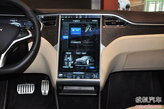 Tesla Model S 實(shí)拍 內(nèi)飾 圖片