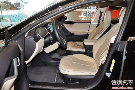 Tesla Model S 實(shí)拍 內(nèi)飾 圖片