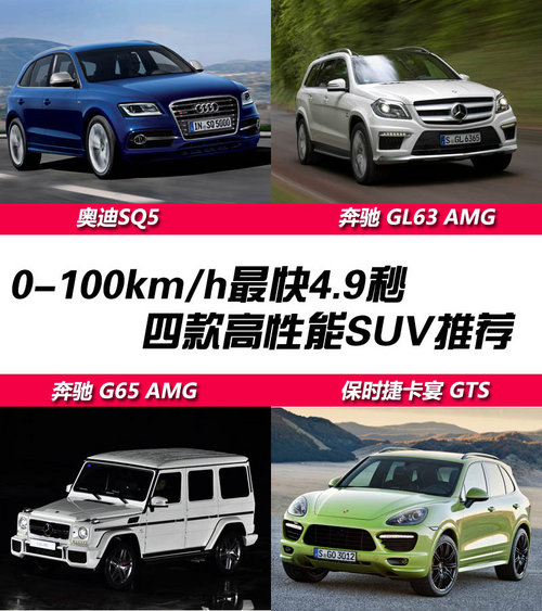 0-100km/h最快4.9秒 四款高性能SUV推薦
