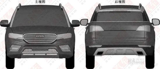 預計明年上市 哈弗H7國內專利申報圖曝光