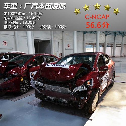 多為五星 2013年C-NCAP第四批車型成績