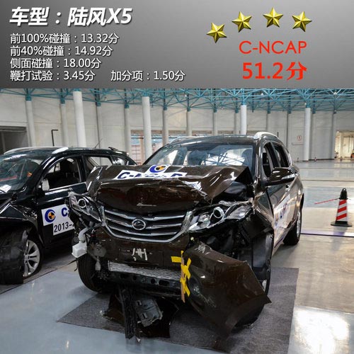 多為五星 2013年C-NCAP第四批車型成績