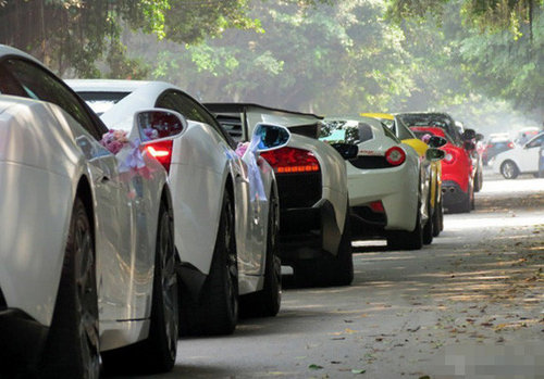 史上最貴婚車總價超1億 十輛勞斯萊斯