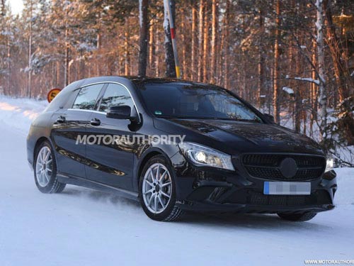 新款奔馳CLA獵裝版諜照 老平臺最后一款