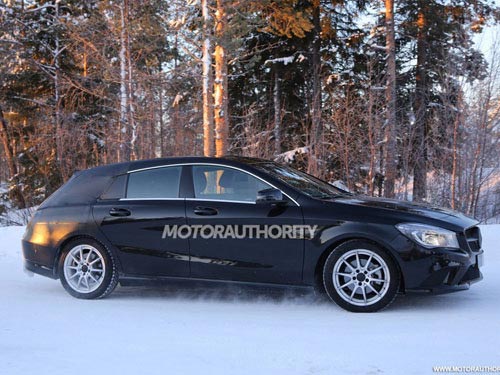 新款奔馳CLA獵裝版諜照 老平臺最后一款