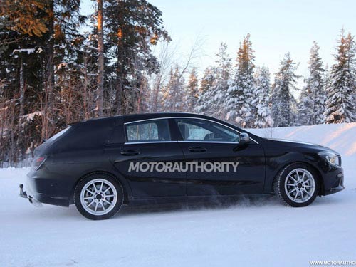 新款奔馳CLA獵裝版諜照 老平臺最后一款