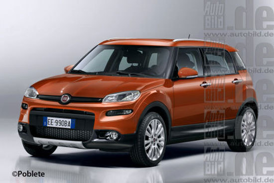 菲亞特緊湊SUV 500X效果圖曝光