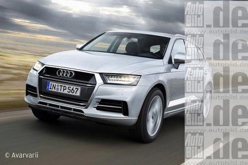 全新一代奧迪Q5效果圖 空間更大