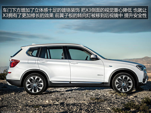 增加設計套裝/后輪驅動 新款寶馬X3解析
