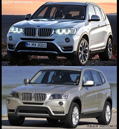 不只是帥一點 寶馬新老款X3官圖對比