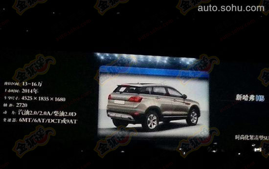 全新一代哈弗H5諜照