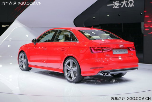 2013廣州車展 國產奧迪A3三廂版首發