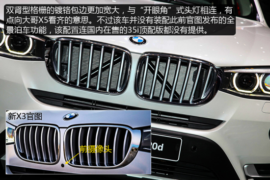 全新一代寶馬X3車展實拍 跟隨X5的腳步