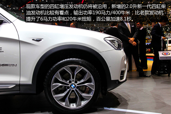 全新一代寶馬X3車展實拍 跟隨X5的腳步