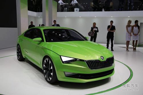 斯柯達VisionC概念車日內瓦車展實拍