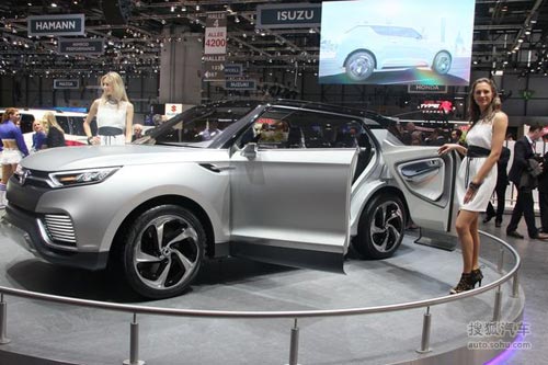 雙龍XLV概念車日內瓦車展實拍