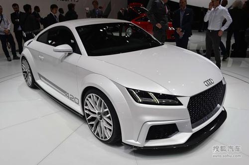 奧迪TT quattro Sport概念車日內瓦車展實拍