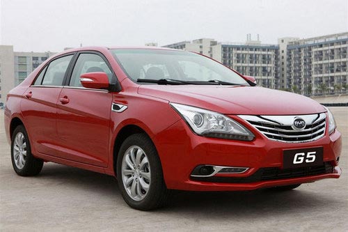 比亞迪G5無偽諜照曝光