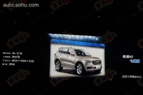 全新一代哈弗H5諜照